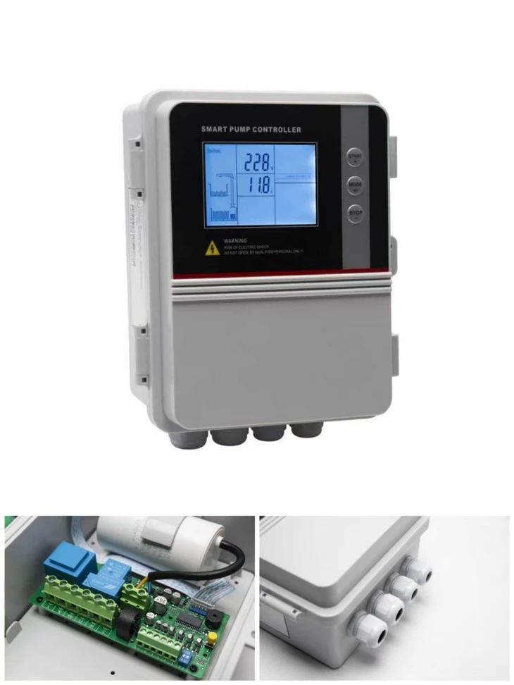 Egy-fázisú, 0,37-2,2 kW-os intelligens egyszivattyús vezérlő